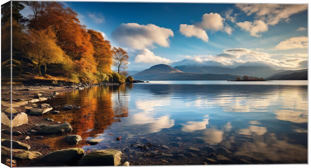 Loch Lomond Canvas Print by Steve Smith