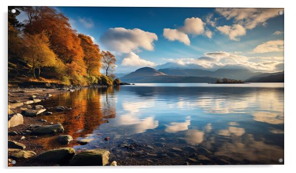 Loch Lomond Acrylic by Steve Smith