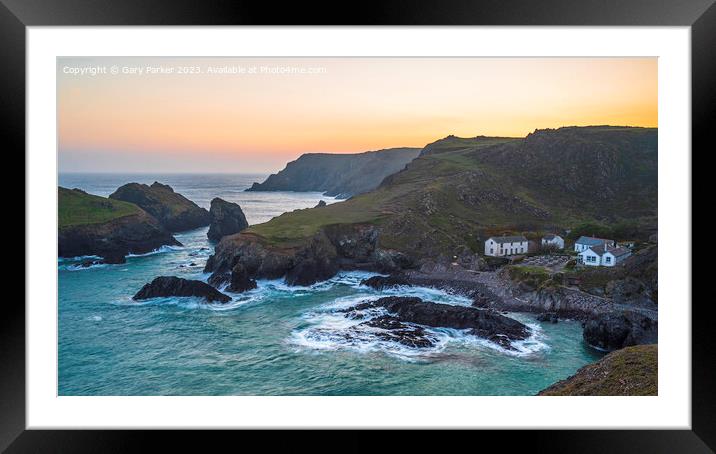 Kynance Cove, Cornwall, England Framed Mounted Print by Gary Parker