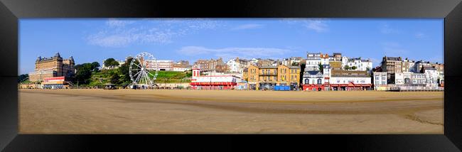Scarborough Seafront Panoramic Framed Print by Tim Hill
