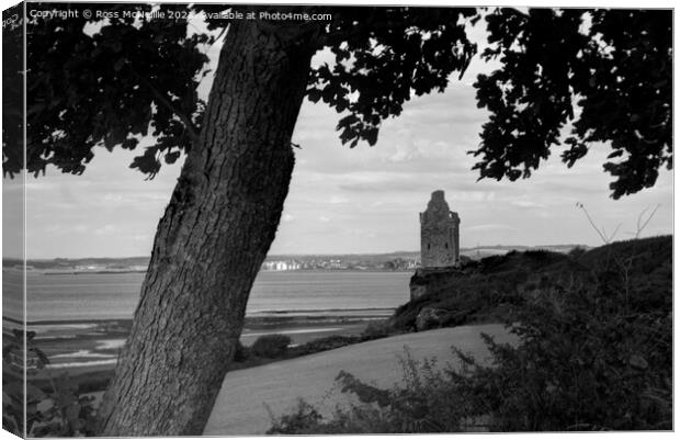 Greenan Castle - Ayr I Canvas Print by Ross McNeillie