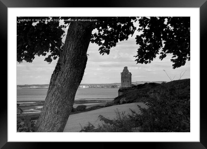Greenan Castle - Ayr I Framed Mounted Print by Ross McNeillie