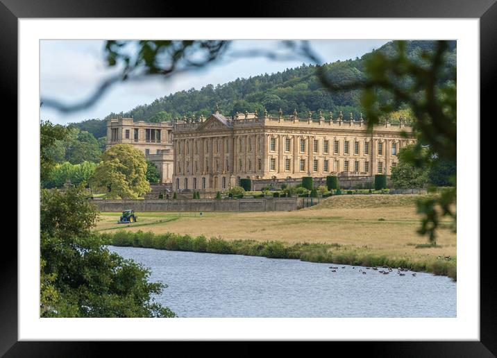 Chatsworth House Derbyshire Framed Mounted Print by Andrew Scott