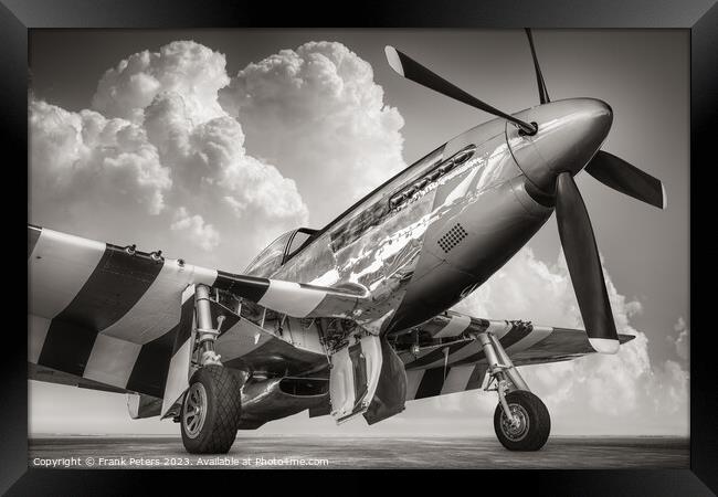 fighter plane Framed Print by Frank Peters