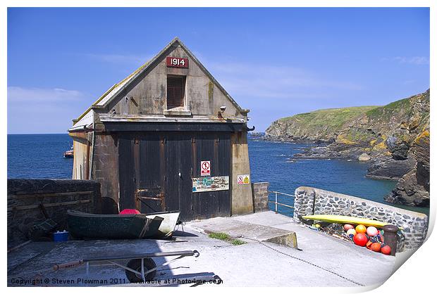 The Lifeboat station Print by Steven Plowman