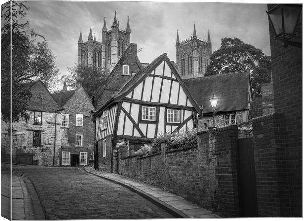 The Crooked House, Lincoln Canvas Print by Andrew Scott