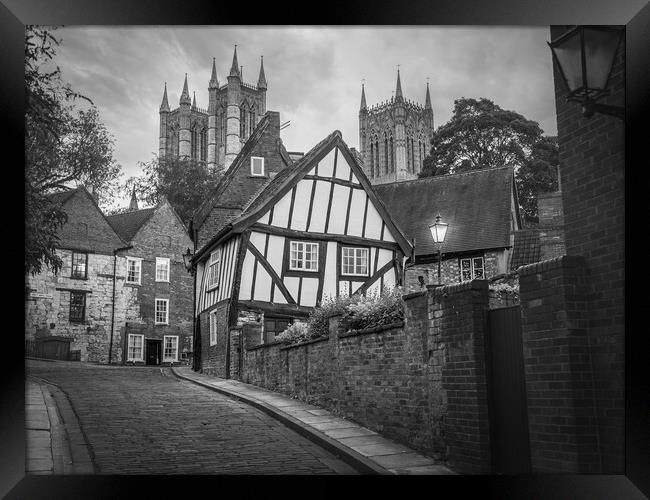 The Crooked House, Lincoln Framed Print by Andrew Scott
