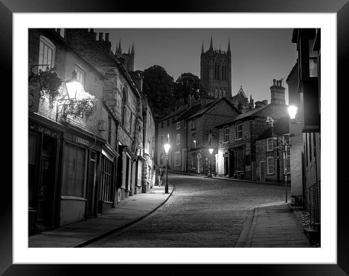Lincoln at night  Framed Mounted Print by Andrew Scott