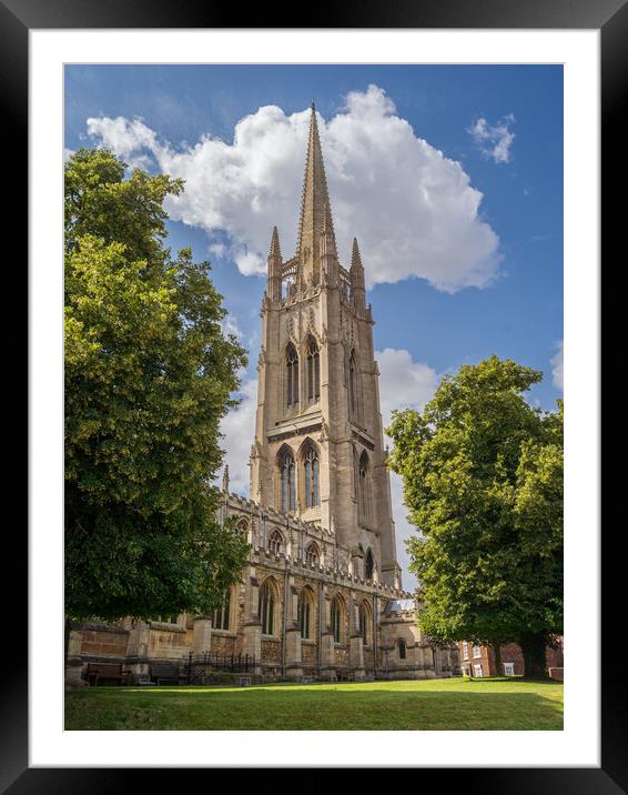 St James Church Louth Framed Mounted Print by Andrew Scott