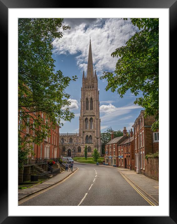 St James Church Louth Framed Mounted Print by Andrew Scott