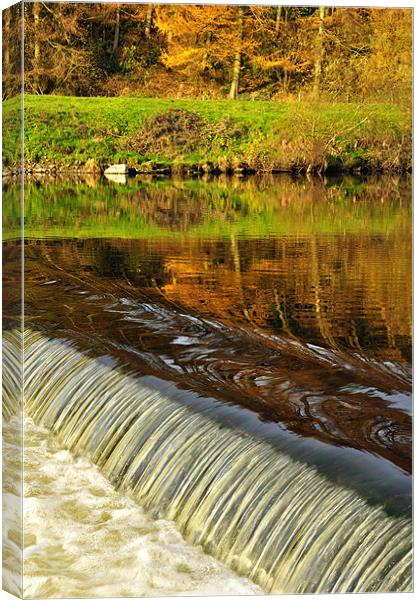 River Lune Reflections Canvas Print by Jason Connolly