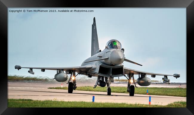 Eurofighter Typhoon: The Four-Nation Powerhouse Framed Print by Tom McPherson