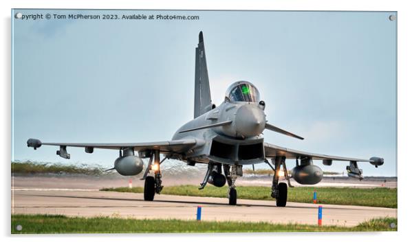 Eurofighter Typhoon: The Four-Nation Powerhouse Acrylic by Tom McPherson