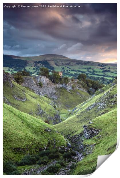 Cave Dale Print by Paul Andrews