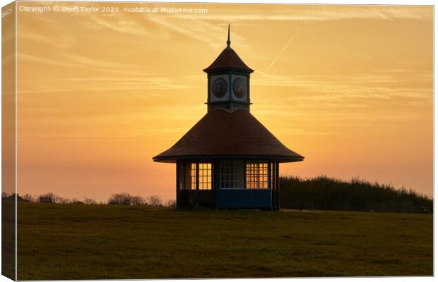 Sunrise on time Canvas Print by Geoff Taylor