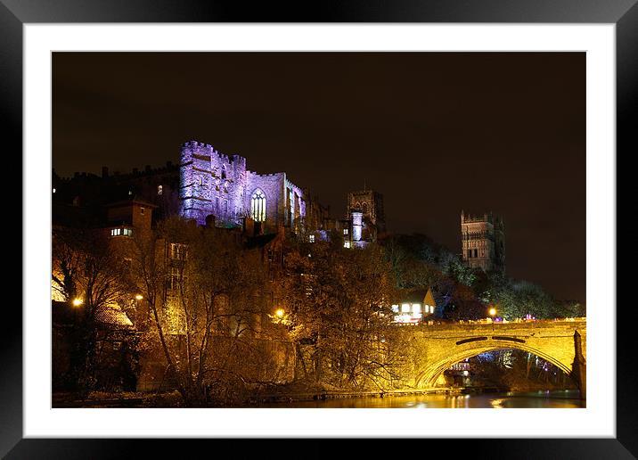 Durham Lumiere Framed Mounted Print by Kevin Tate