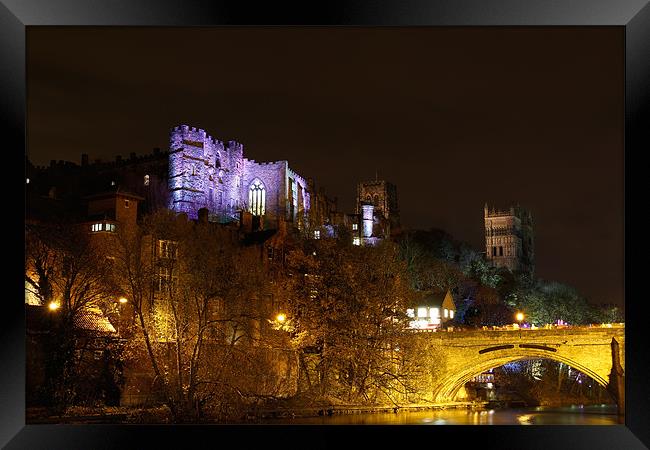 Durham Lumiere Framed Print by Kevin Tate