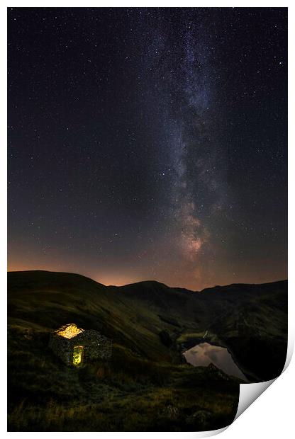 Milky Way over Haweswater  Print by Jonny Gios