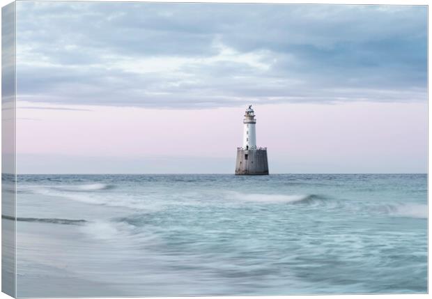 A pastel sunset at Rattray Lighthouse  Canvas Print by Anthony McGeever