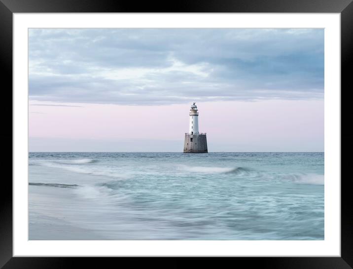 A pastel sunset at Rattray Lighthouse  Framed Mounted Print by Anthony McGeever