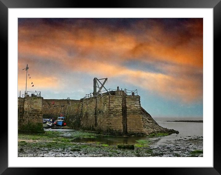 Medieval Fortress Amidst Aquatic Embrace CRAIL HAR Framed Mounted Print by dale rys (LP)