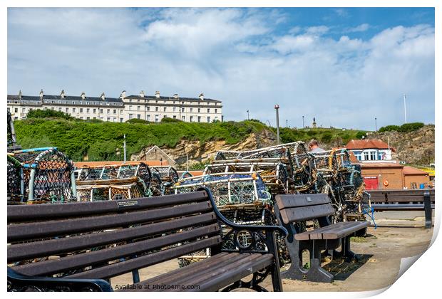 Tate Hill Pier, Whitby Print by Chris Yaxley