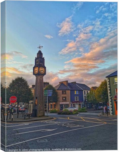By the Clock Tower. Canvas Print by 28sw photography
