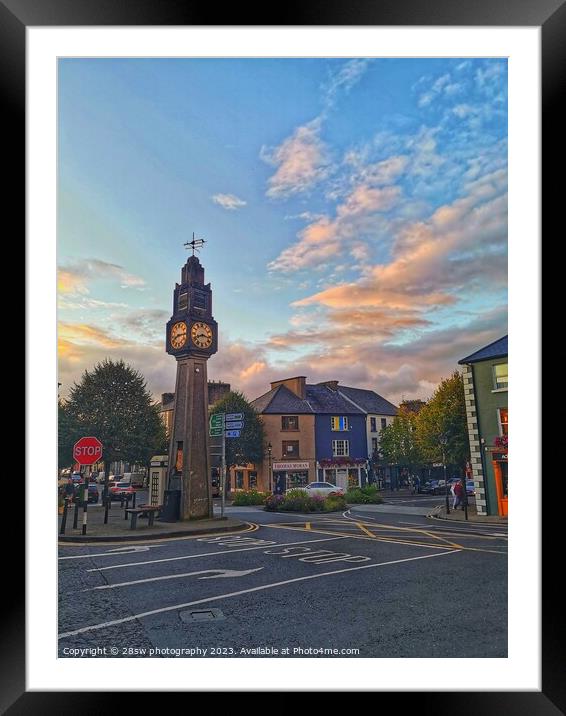 By the Clock Tower. Framed Mounted Print by 28sw photography