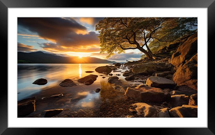 Loch Lomond Framed Mounted Print by Steve Smith