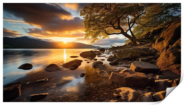 Loch Lomond Print by Steve Smith