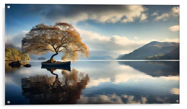 Loch Lomond Acrylic by Steve Smith