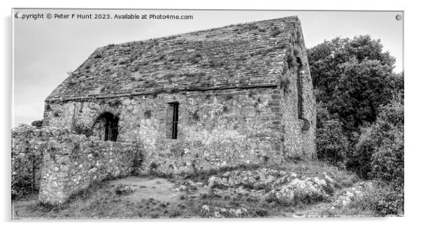 St Michael's Chapel Torquay Acrylic by Peter F Hunt