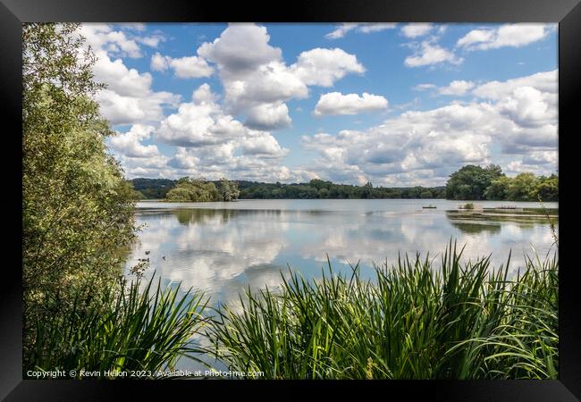 Little Marlow Lakes Country Park Framed Print by Kevin Hellon