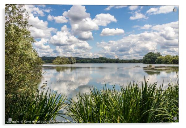 Little Marlow Lakes Country Park Acrylic by Kevin Hellon