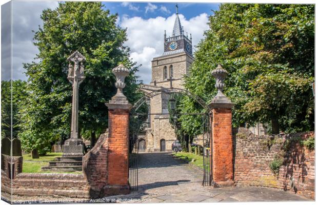 St Marys Church, Aylesbury Old Town Canvas Print by Kevin Hellon