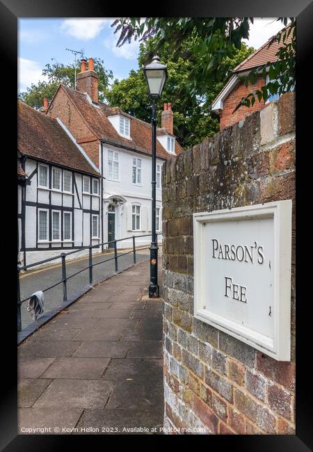 Parsons Fee, Old Aylesbury Framed Print by Kevin Hellon