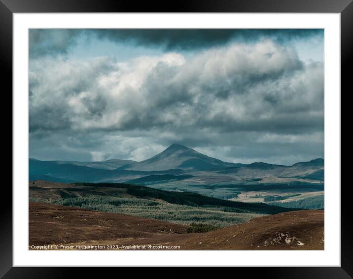 Schiehallion from Afar Framed Mounted Print by Fraser Hetherington