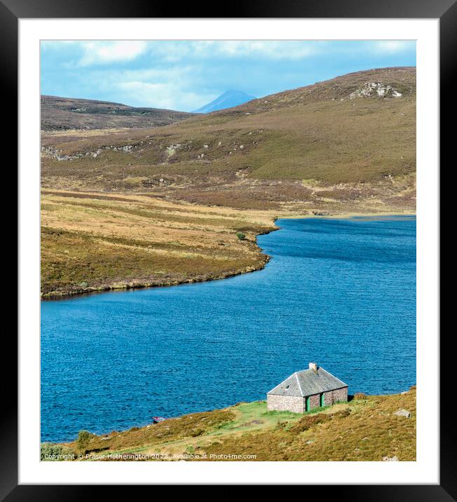 Loch Skiach Framed Mounted Print by Fraser Hetherington