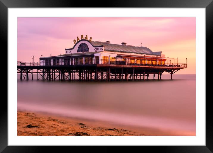 Cleethorpes Pier Long Exposure Framed Mounted Print by Tim Hill