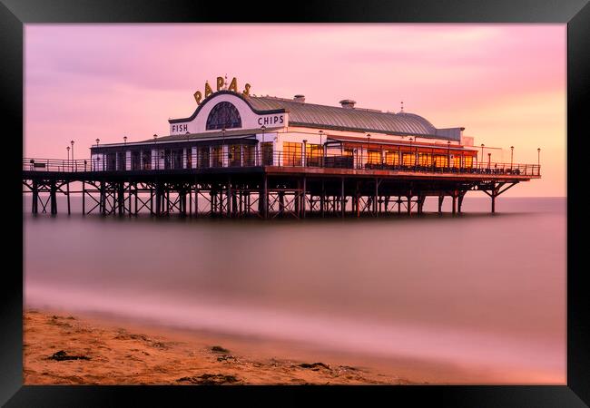 Cleethorpes Pier Long Exposure Framed Print by Tim Hill