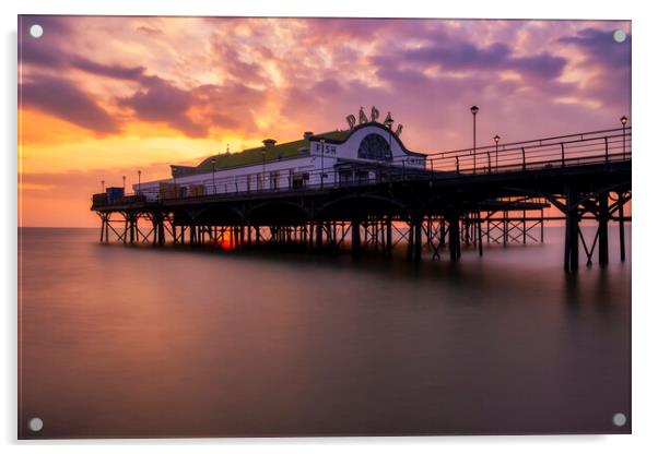 Cleethorpes Pier Lincolnshire Coast Acrylic by Tim Hill