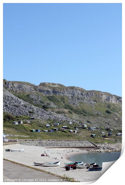 Dorset's Spectacular Chesil Beach Vista Print by Carnegie 42