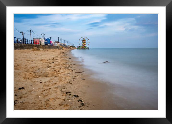 Cleethorpes Beach Framed Mounted Print by Steve Smith