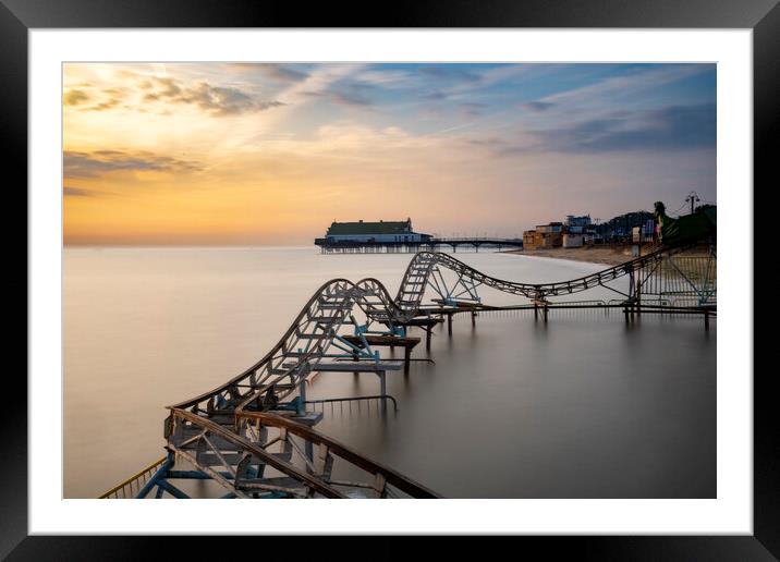 High Tide Cleethorpes Framed Mounted Print by Steve Smith