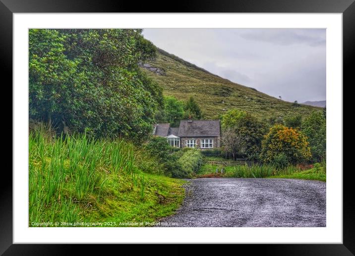 The Connemara Cottage. Framed Mounted Print by 28sw photography