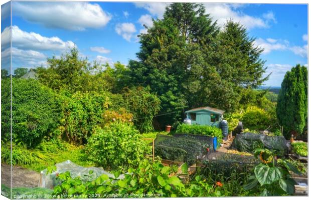 The Crich Garden. Canvas Print by 28sw photography