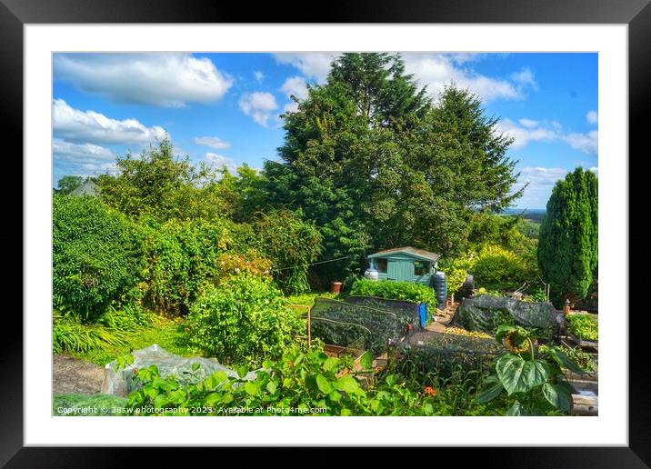 The Crich Garden. Framed Mounted Print by 28sw photography
