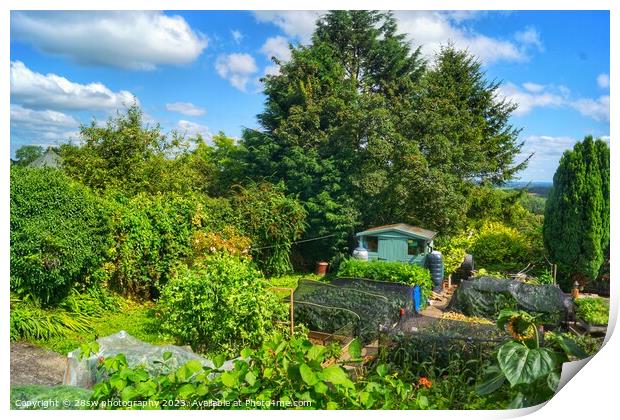 The Crich Garden. Print by 28sw photography