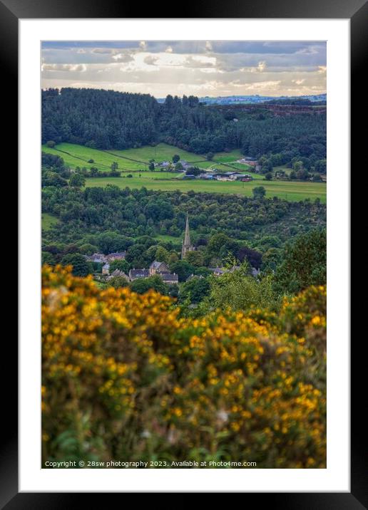 Ashover Gold. Framed Mounted Print by 28sw photography