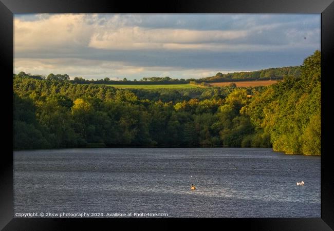 The Autumn Reservoir. Framed Print by 28sw photography